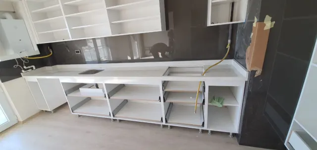 Beyaz Belenco Mutfak Tezgahı 2